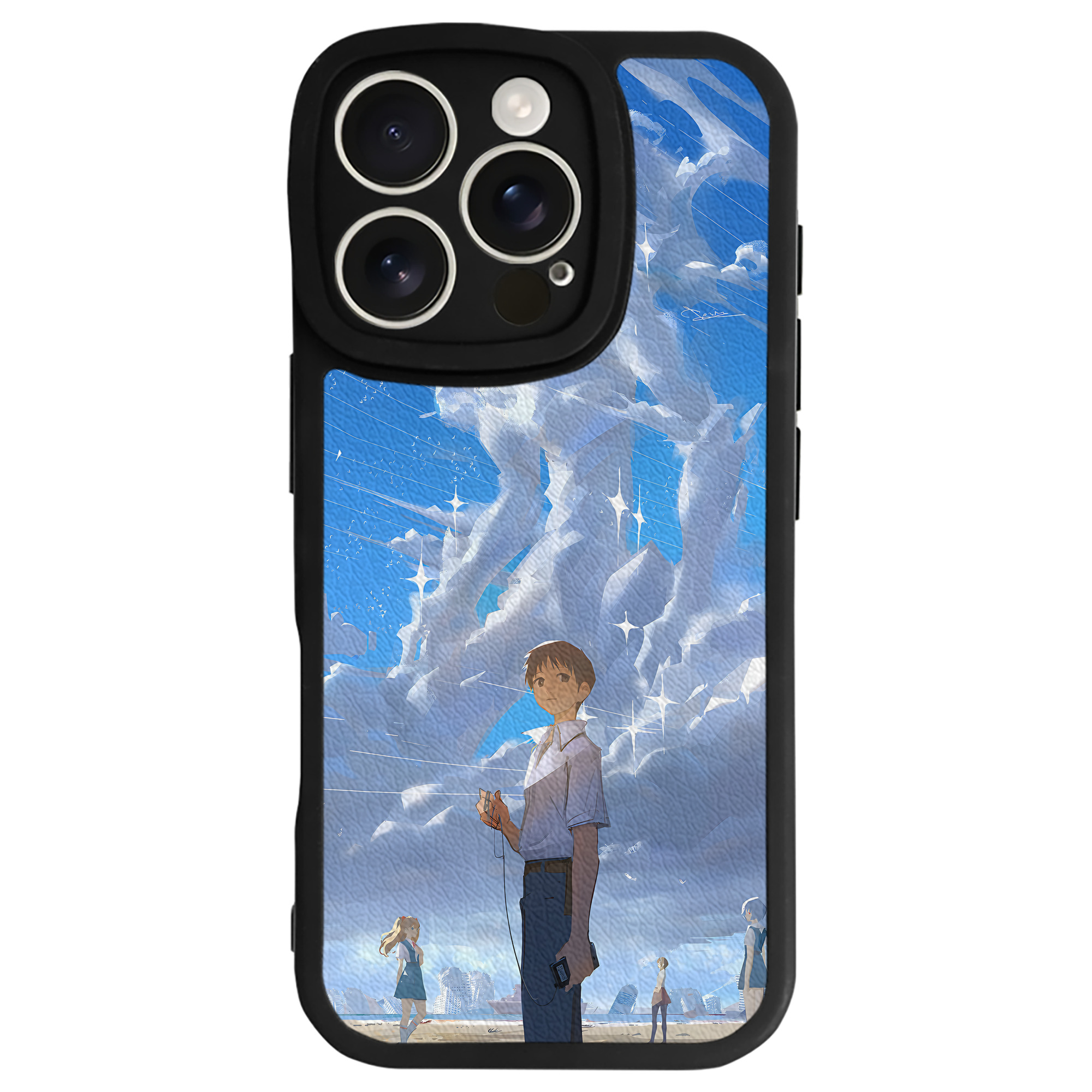 （画像用） EVA 新世紀エヴァンゲリオン 【iPhone 16シリーズ対応】シリコンスマホケース（レザー調） 材質：シリコン